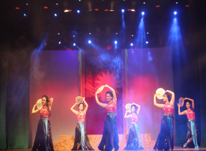 Chương trình biểu diễn nghệ thuật tổng hợp của Nhà hát nghệ thuật truyền thống tỉnh phối hợp với Trung tâm võ thuật cổ truyền tại Quảng trường Nguyễn Tất Thành 13-9-2025