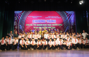 Tổ chức Chương trình giao lưu, trải nghiệm nghệ thuật truyền thống trong nhà trường năm 2025 cho học sinh các trường THCS Nguyễn Huệ, Lê Hồng Phong, Đống Đa