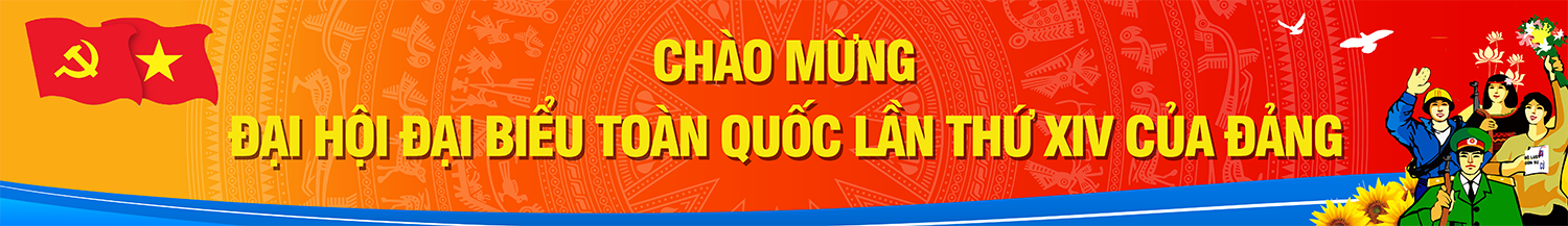 chào mừng đại hội Đảng