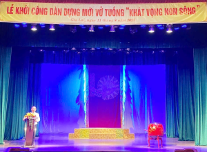 Nhà hát nghệ thuật truyền thống tỉnh tổ chức Lễ khởi công dàn dựng mới vở tuồng "Khát vọng non sông"