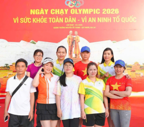 Nhà hát Nghệ thuật truyền thống tỉnh hưởng ứng Ngày chạy Olympic vì sức khỏe toàn dân năm 2026