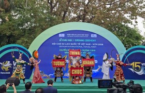 “Trình tường khánh chúc” của Nhà hát nghệ thuật truyền thống tỉnh “góp mặt” tại “Hội chợ Du lịch Quốc tế Việt Nam - VITM Hà Nội 2026”